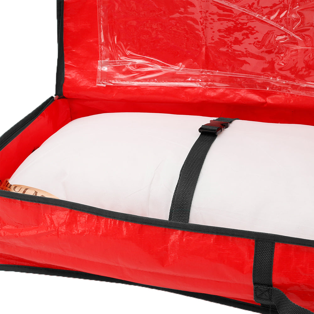 Red Christmas Storage Bag Wrapping Paper Storage