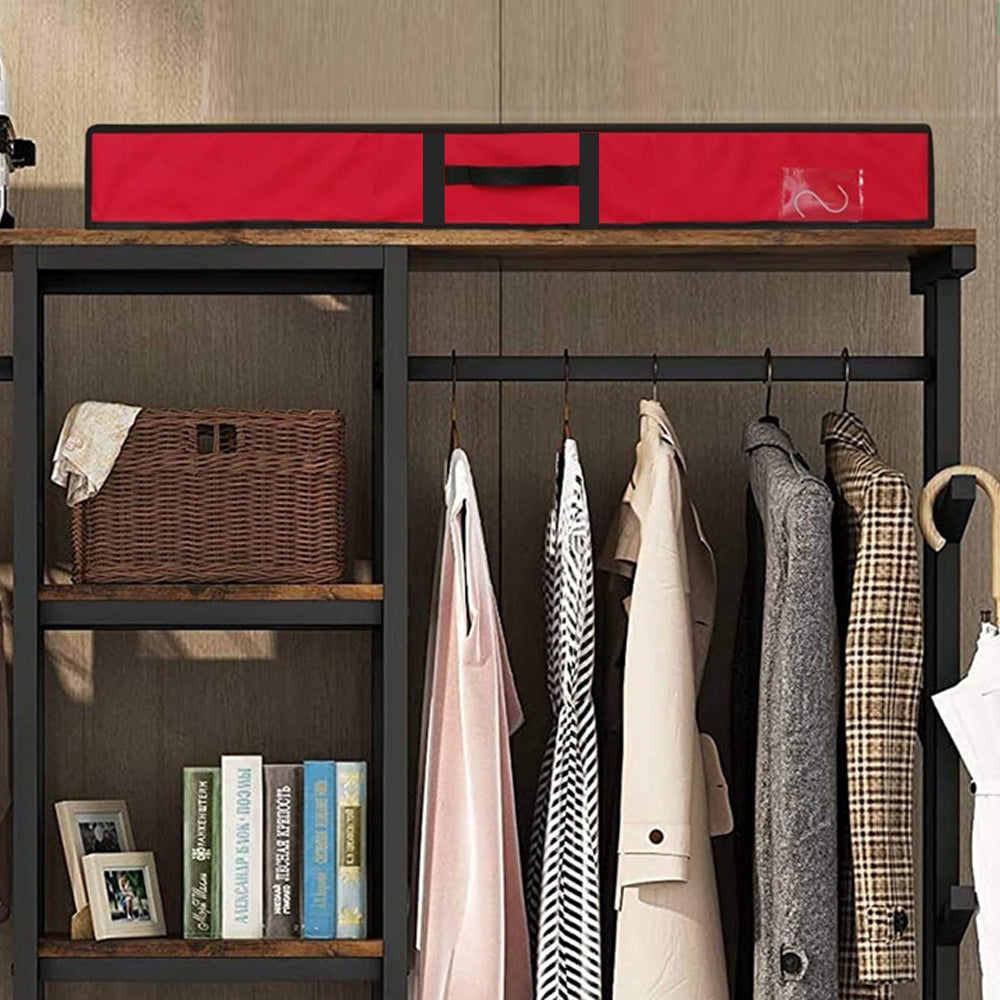 Red Christmas Storage Bag Wrapping Paper Storage