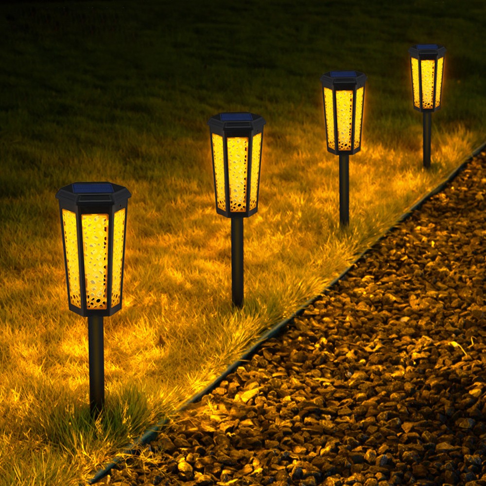 2xSolar Garden Lights Outdoor Landscape LED Lamps Pathway Yard Decor
