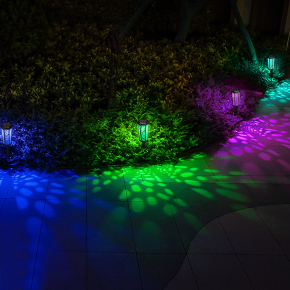 2xSolar Garden Lights Outdoor Landscape LED Lamps Pathway Yard Decor