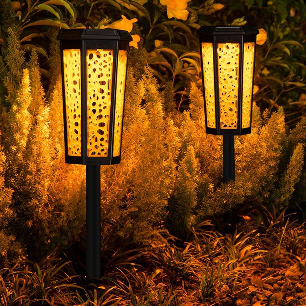 2xSolar Garden Lights Outdoor Landscape LED Lamps Pathway Yard Decor