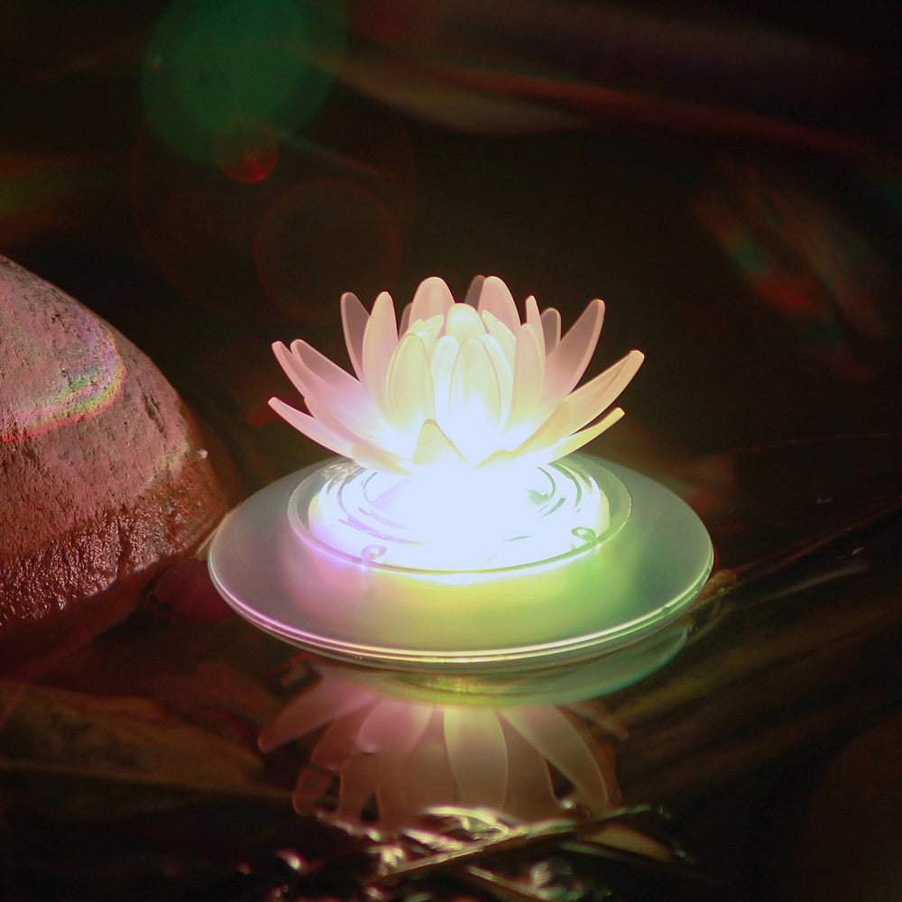 2xSolar Powered Floating Pool Lights RGB Color Water Resistant Decoration