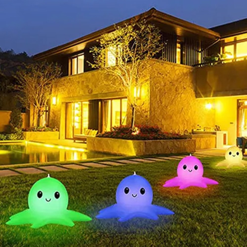 Solar Octopus Floating Pool Lights Inflatable Ball Lights