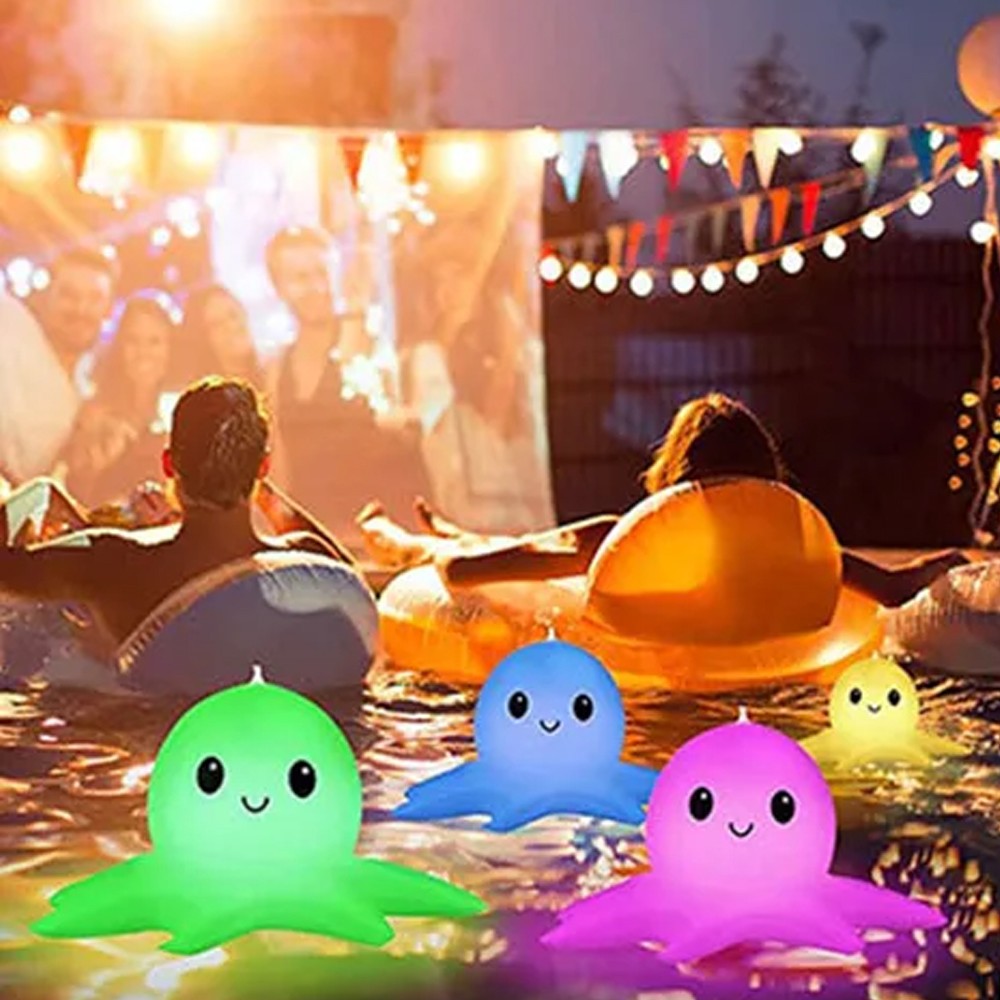 2xSolar Octopus Floating Pool Lights Inflatable Ball Lights