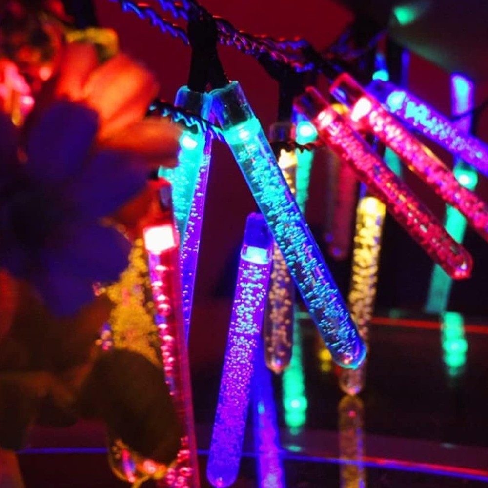 Style3 M Solar String Lights LED 8 Modes Outdoor Solar Powered Fairy Lights