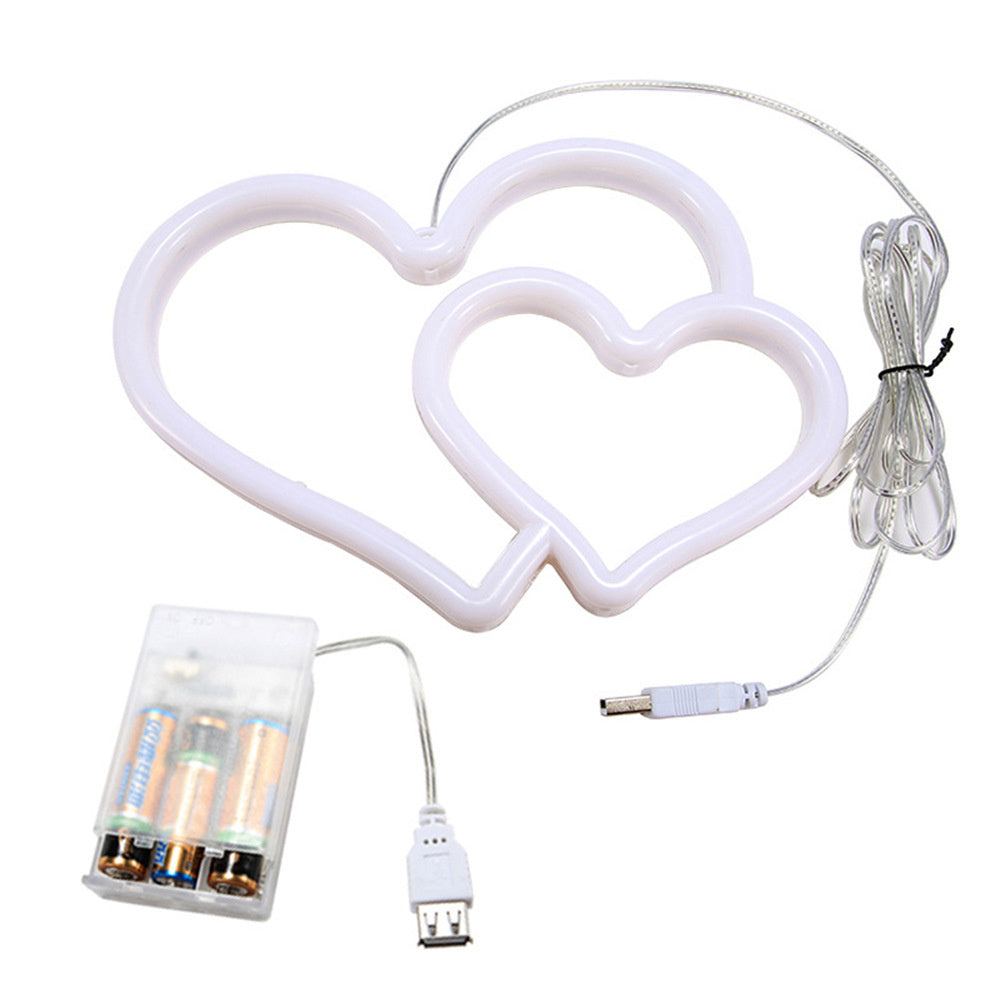 Heart Shaped Neon Light LED Strip Lamp