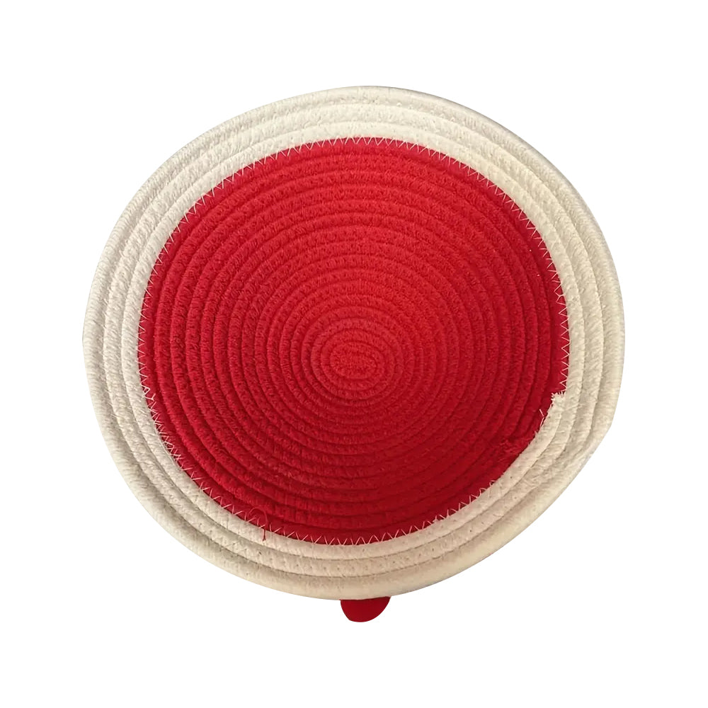 Storage Basket with Lids Cartoon Snowman Organizing Basket