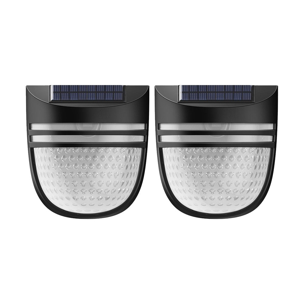 2xSolar Fence Lights Outdoor Wall Lights for Garden Fence Patio