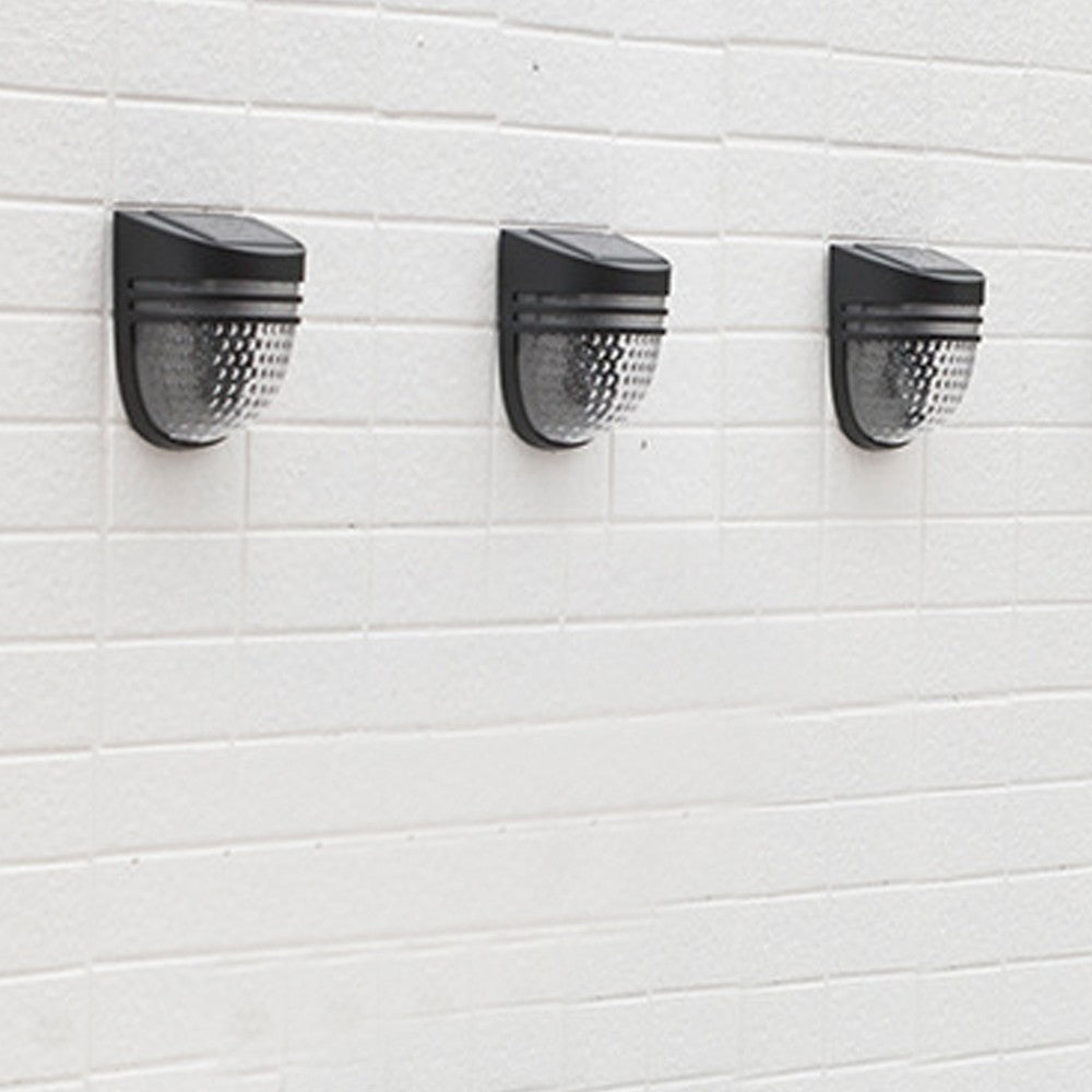 2xSolar Fence Lights Outdoor Wall Lights for Garden Fence Patio