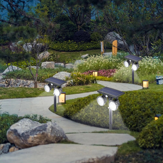 Solar Lawn Lights LED Outdoor Water-resistant Solar Security Lamp Wall Light