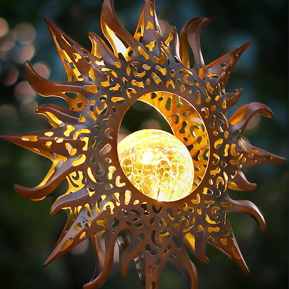 Retro Solar Wind Chime Lights For Garden Party Outdoor Decoration Crafts