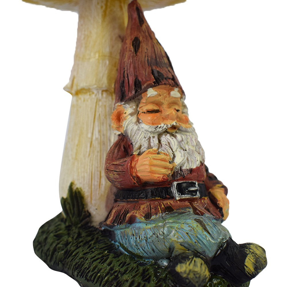 Solar Mushroom Light Waterproof Resin Lamp for Garden Decor