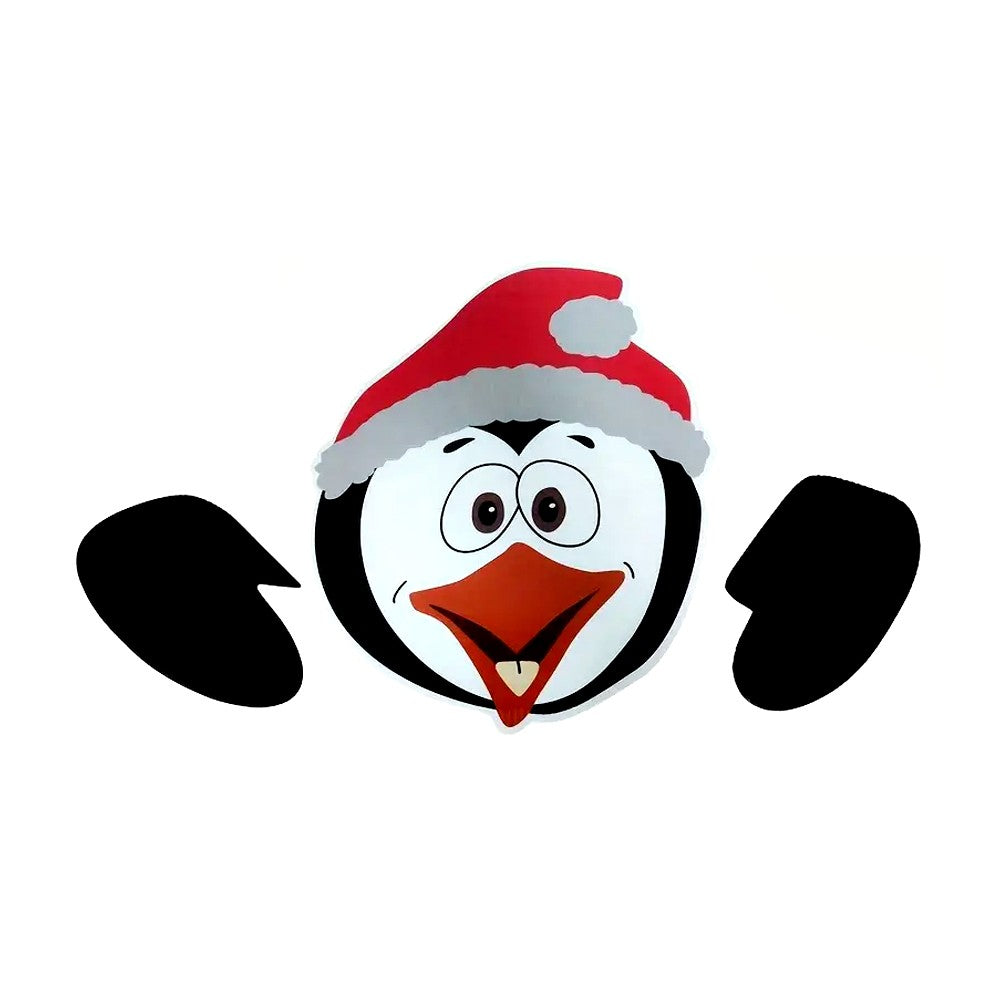 Christmas Fence Peeker Decoration Christmas Theme DIY Outdoor Garden Signs