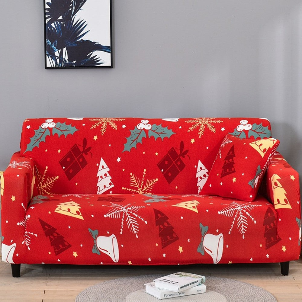 Christmas Stretch Sofa Cover Lounge Slipcover Protector Couch Cover