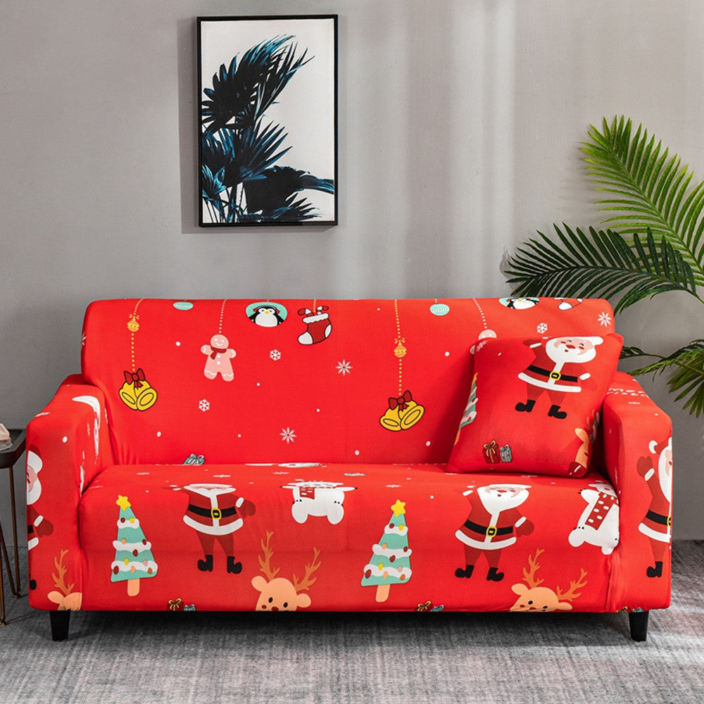 Christmas Stretch Sofa Cover Lounge Slipcover Protector Couch Cover