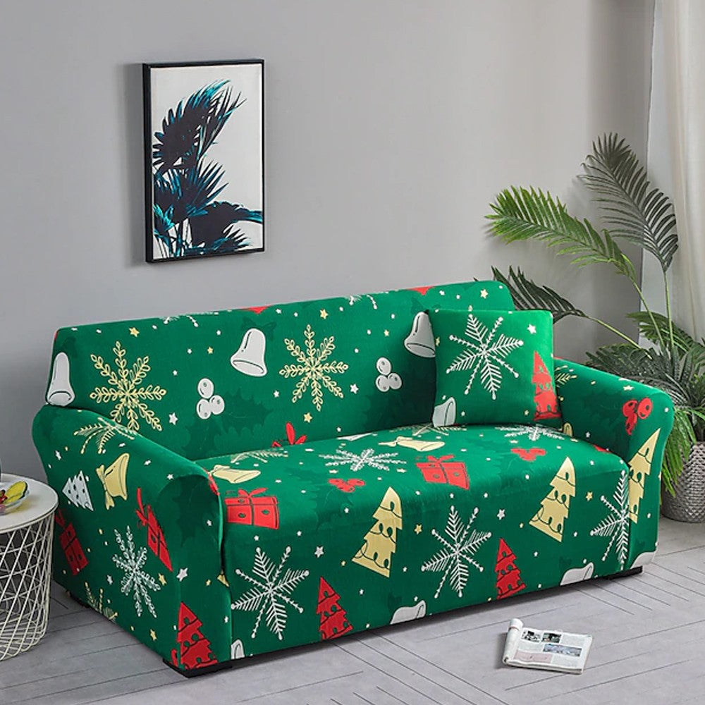 Christmas Stretch Sofa Cover Lounge Slipcover Protector Couch Cover