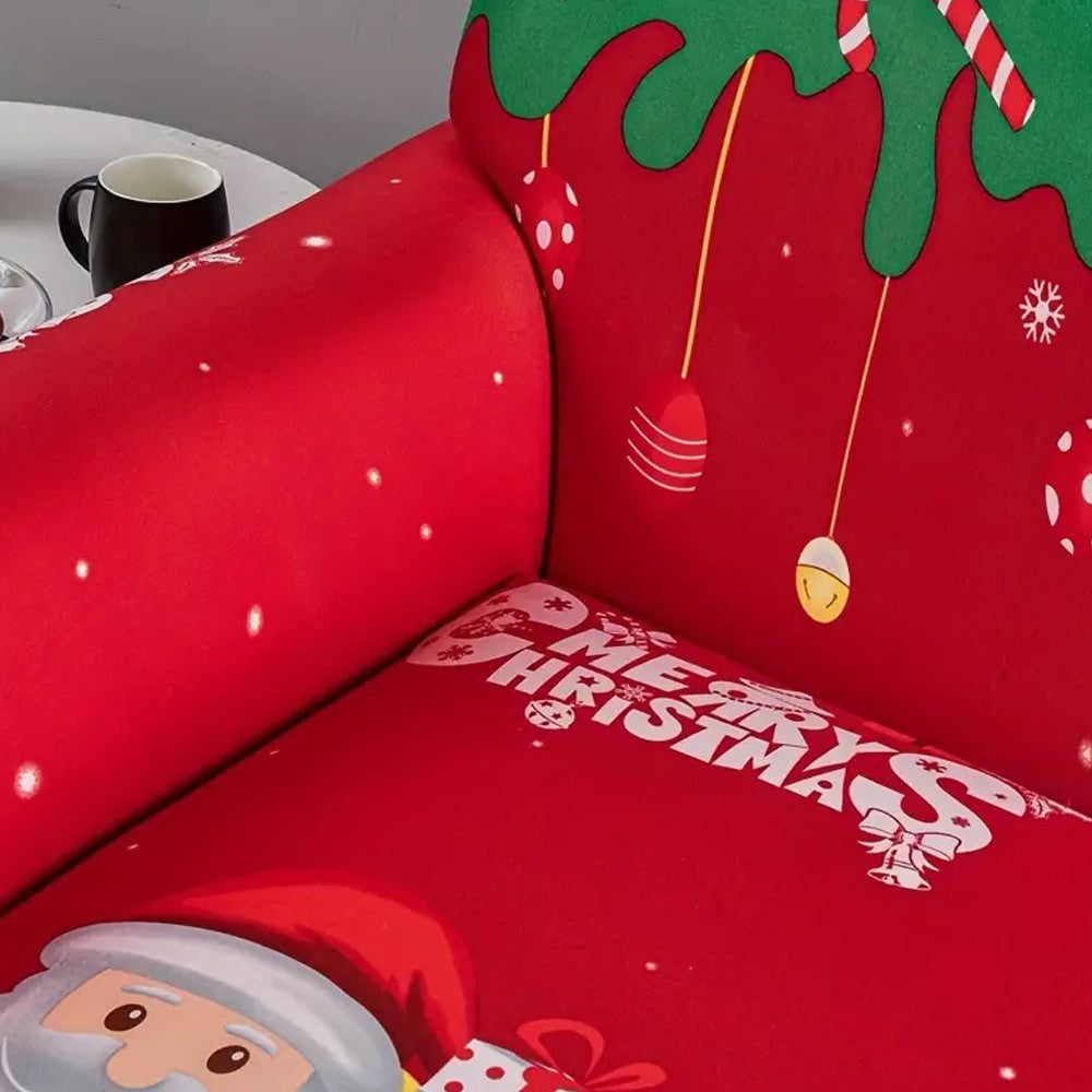 Christmas Stretch Sofa Cover Lounge Slipcover Protector Couch Cover