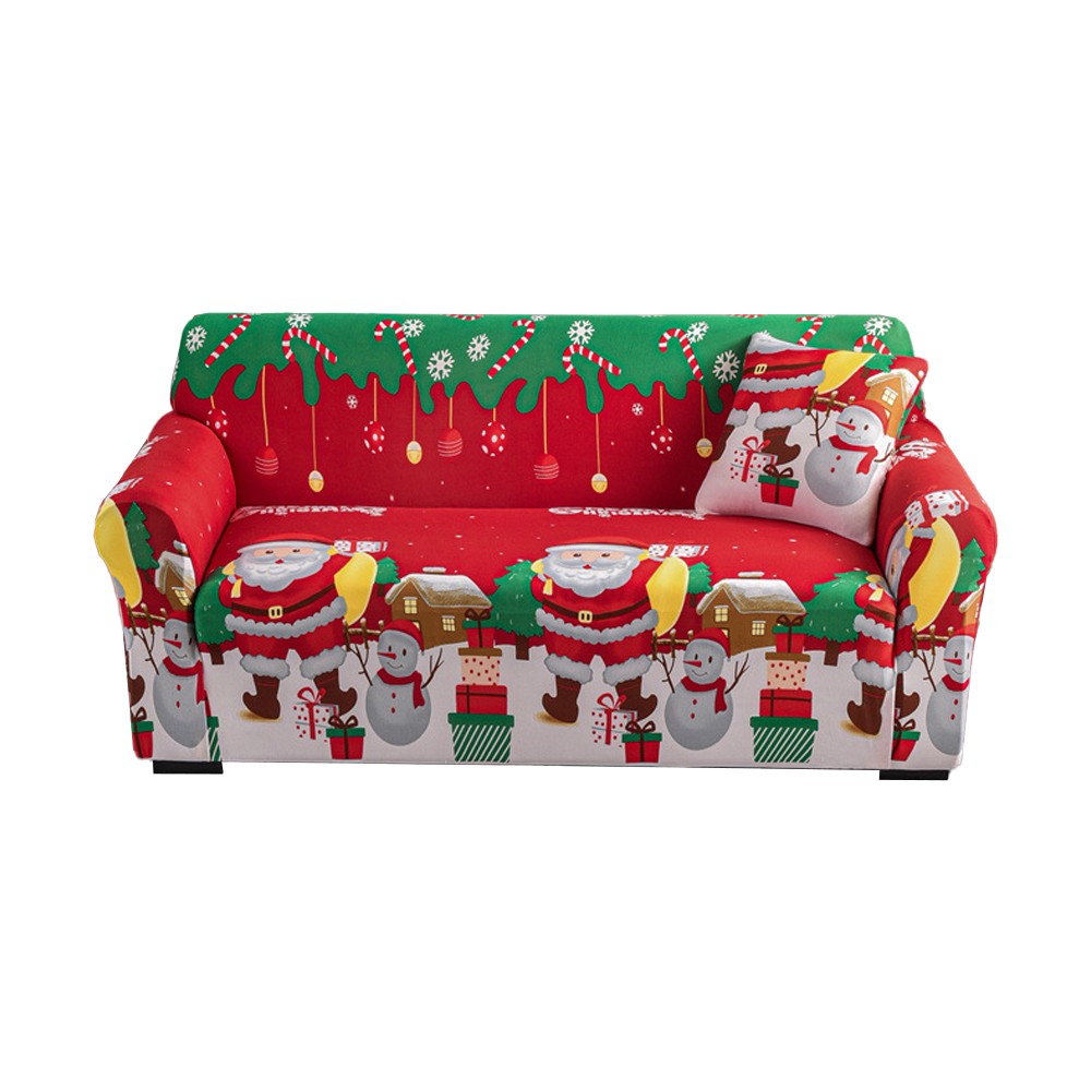 Christmas Stretch Sofa Cover Lounge Slipcover Protector Couch Cover