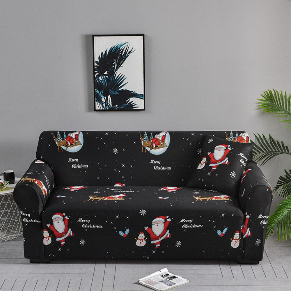 Christmas Stretch Sofa Cover Lounge Slipcover Protector Couch Cover