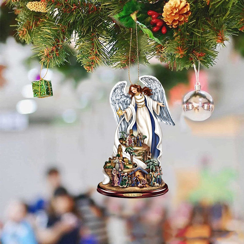 16Pcs Christmas Tree Hanging Ornaments with String for Christmas Decoration