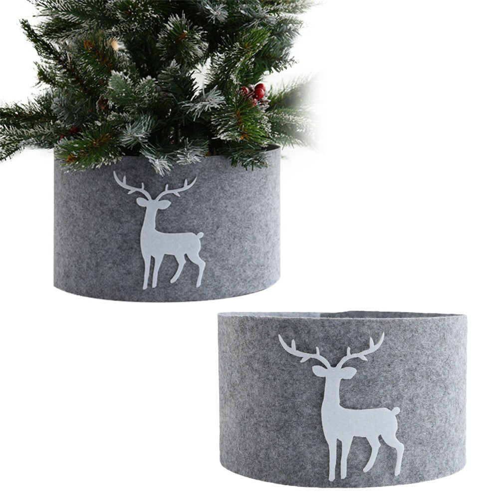 140x25cm Christmas Tree Collar Tree Skirt Xmas Tree Stand Cover Xmas Home Decor