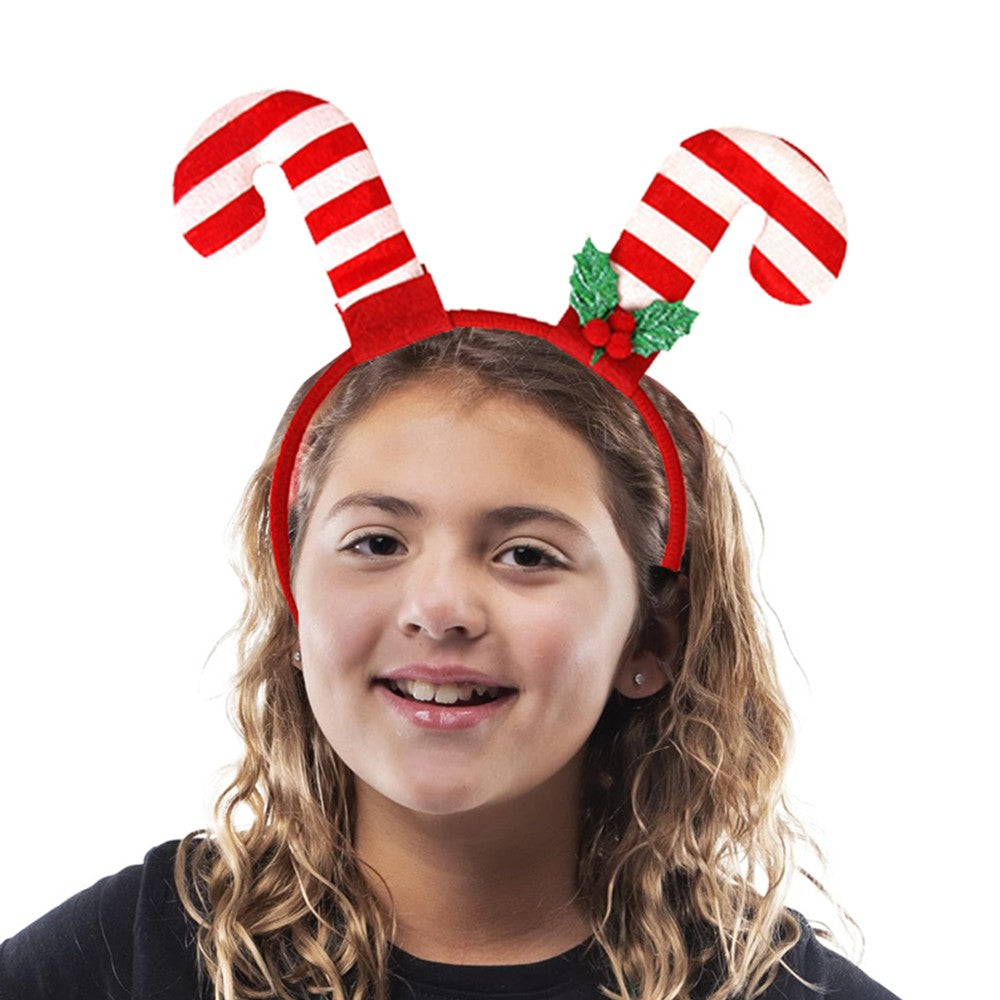 10Pcs Christmas Headbands Head Hoop Dress Up Party Props Hair Accessories for Women Girls