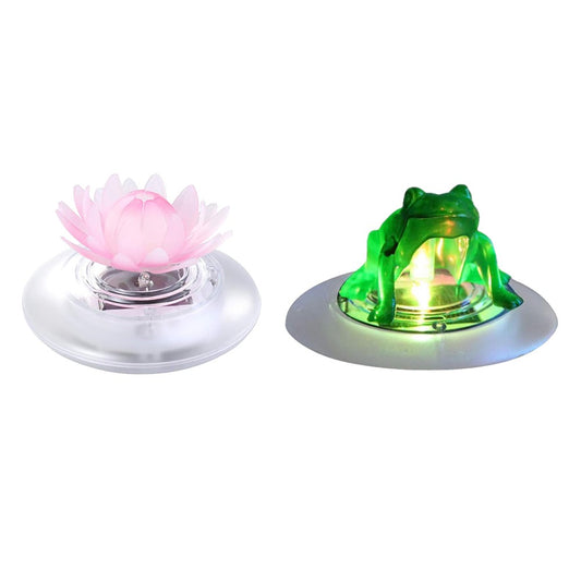 2xSolar Powered Floating Pool Lights RGB Color Water Resistant Decoration