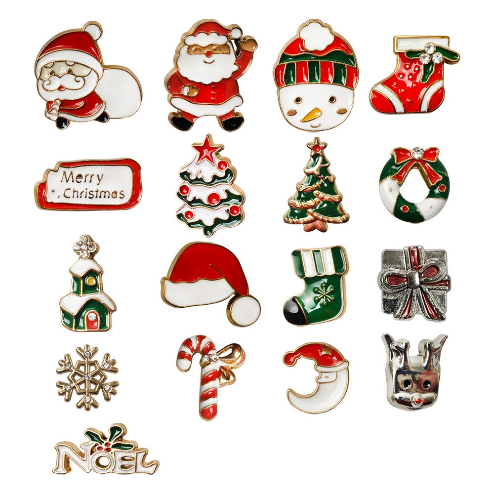 17pcs Christmas Shoes Decoration Shoe Charms for Men Women Adult Party Holiday