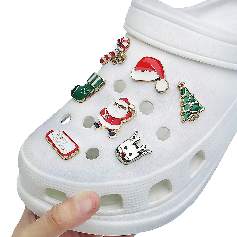 17pcs Christmas Shoes Decoration Shoe Charms for Men Women Adult Party Holiday