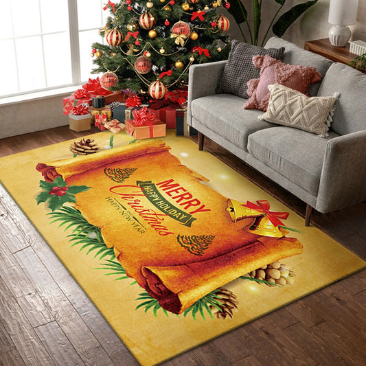 Style1 Christmas Door Mat Xmas Home Decoration Non Slip Floor Doormats