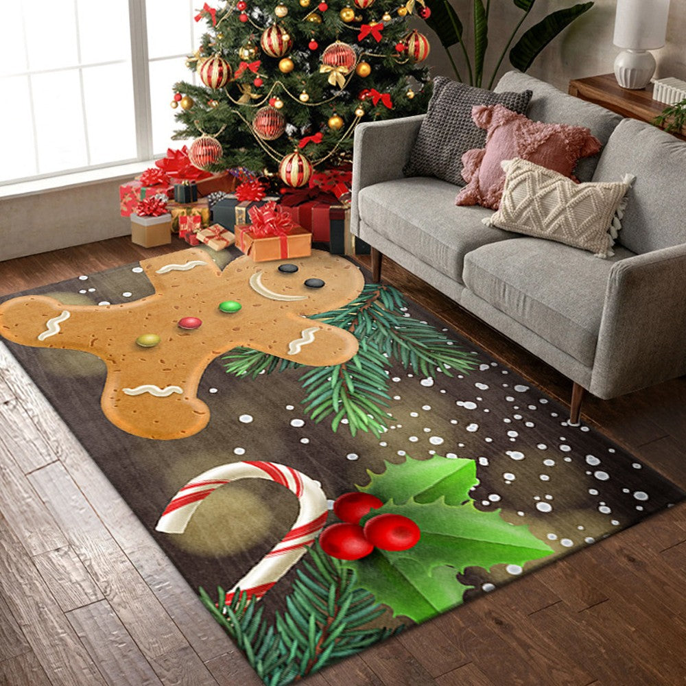 Style2 Christmas Door Mat Xmas Home Decoration Non Slip Floor Doormats