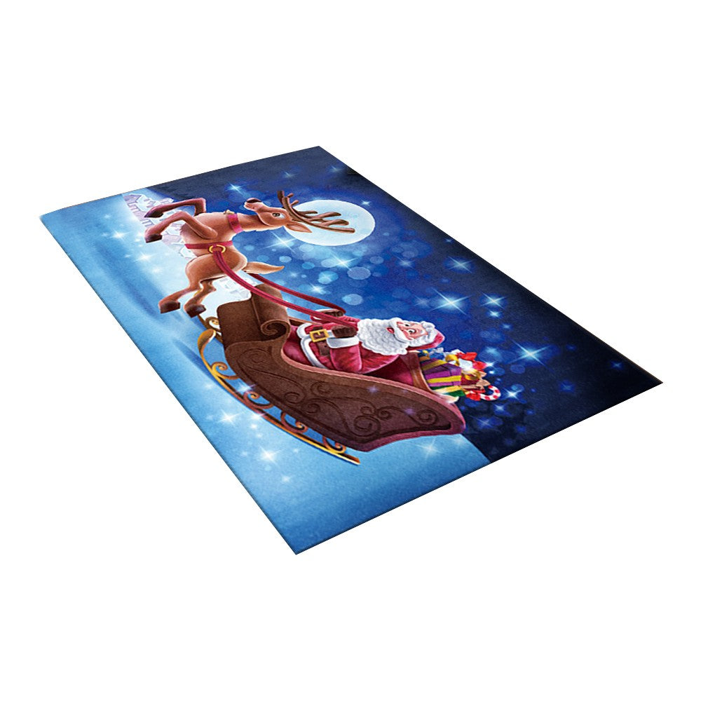 Style4 Christmas Door Mat Xmas Home Decoration Non Slip Floor Doormats