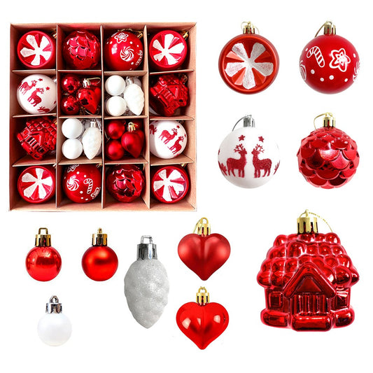 Christmas Ball Ornaments Christmas Tree Decoration Ball Box Funny Party Decor