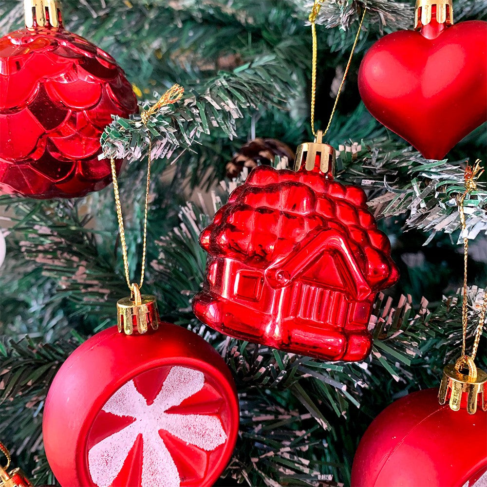 Christmas Ball Ornaments Christmas Tree Decoration Ball Box Funny Party Decor
