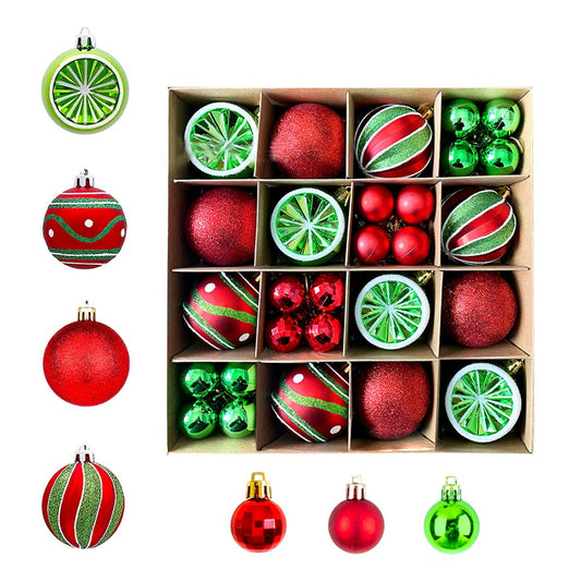 Christmas Ball Ornaments Christmas Tree Decoration Ball Box Funny Party Decor