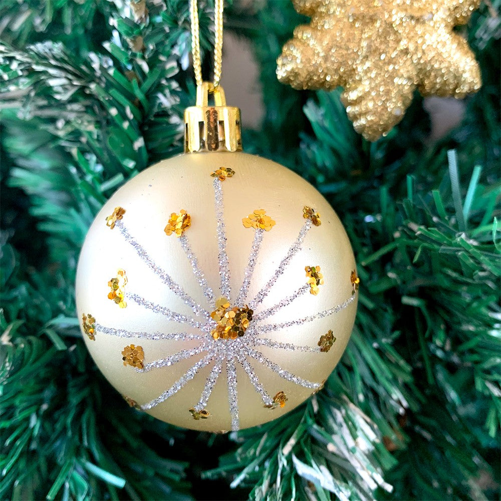 Christmas Ball Ornaments Christmas Tree Decoration Ball Box Funny Party Decor