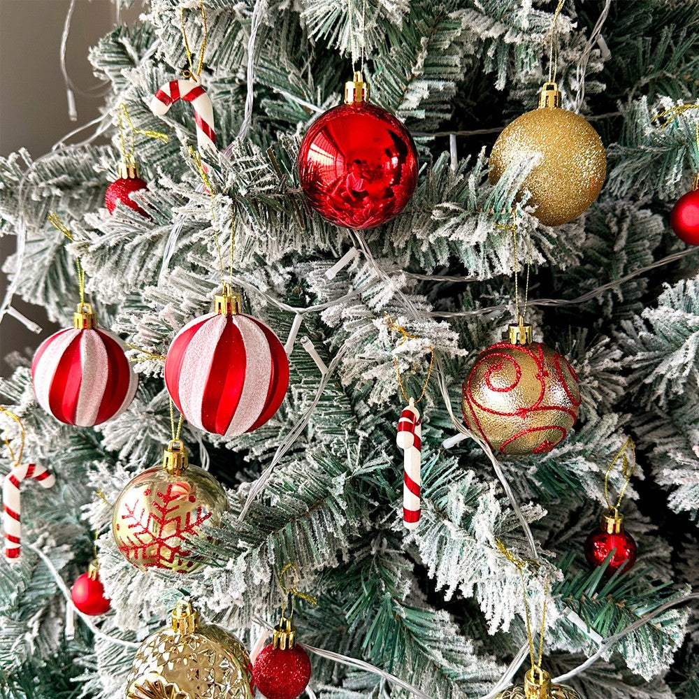 Christmas Ball Ornaments Christmas Tree Decoration Ball Box Funny Party Decor