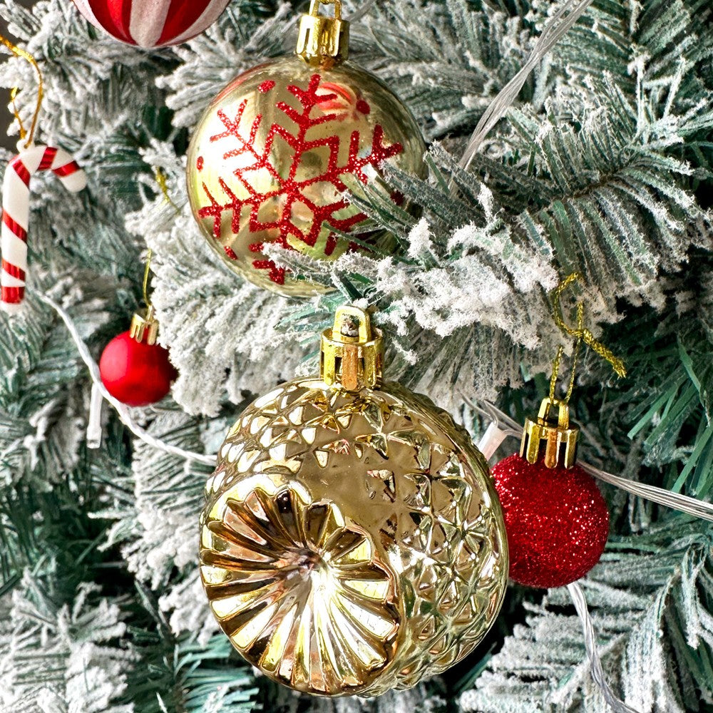 Christmas Ball Ornaments Christmas Tree Decoration Ball Box Funny Party Decor