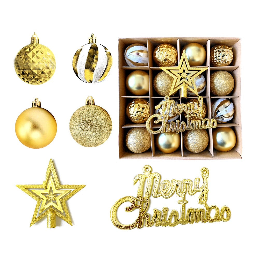 Christmas Ball Ornaments Christmas Tree Decoration Ball Box Funny Party Decor