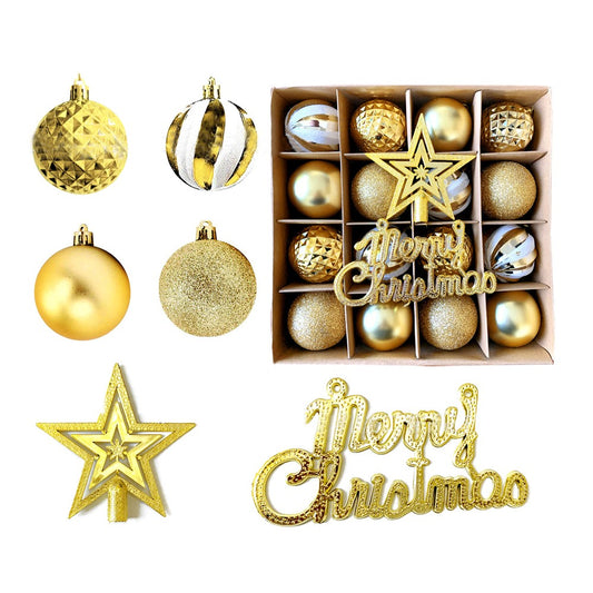 Christmas Ball Ornaments Christmas Tree Decoration Ball Box Funny Party Decor