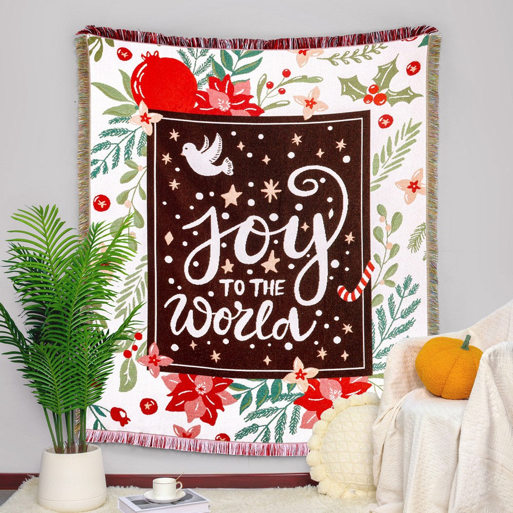 180x130cm Christmas Theme Camping Blanket Sofa Blanket - Style 4