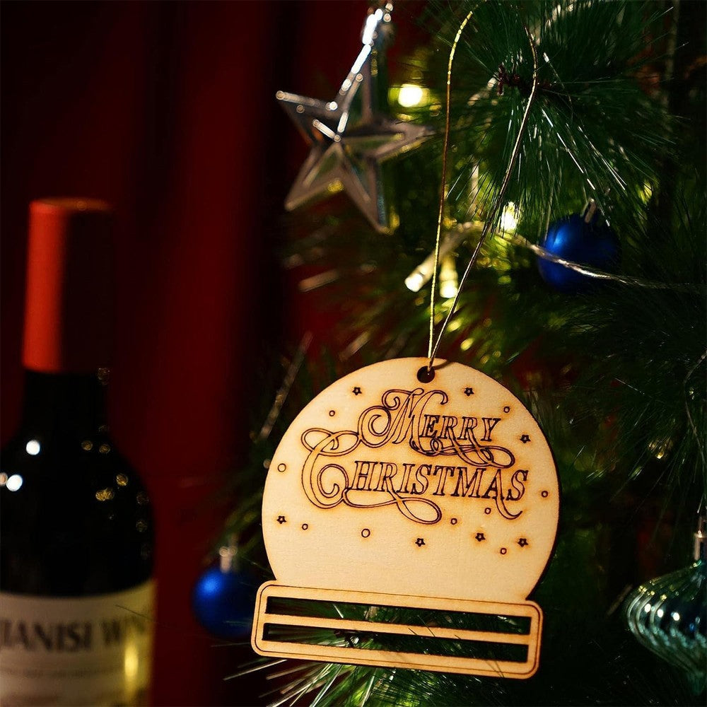 16Pcs Christmas Money Holders Pendant for Cash