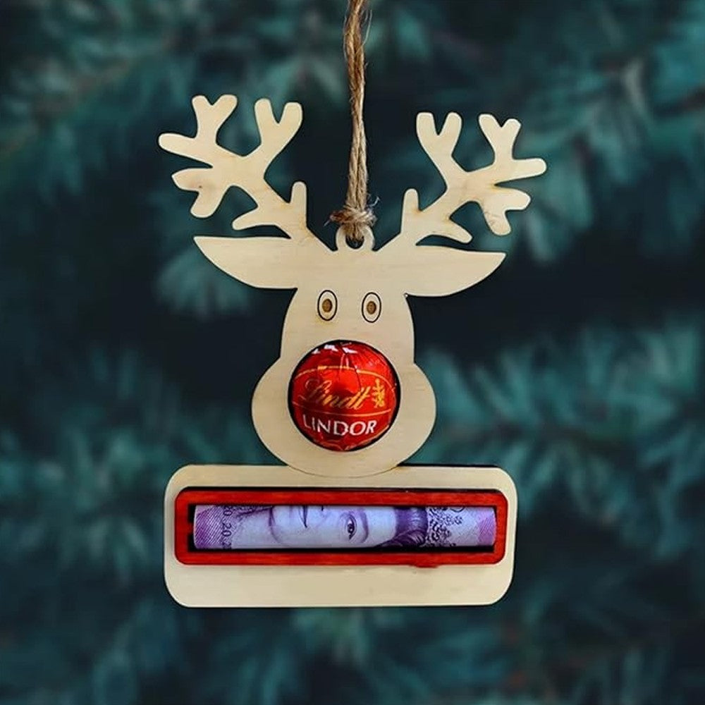 16Pcs Christmas Money Holders Pendant for Cash