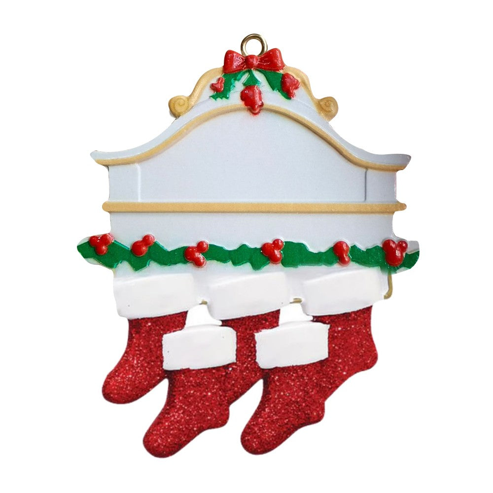 Family of 5 DIY Christmas Tree Hanging Ornaments Xmas Decoration