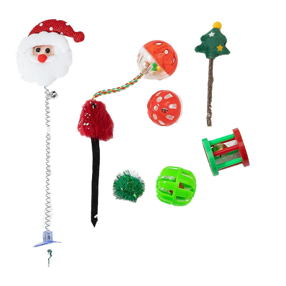 Christmas Cat Toy Set Cat Interactive Toy Set - Set 1