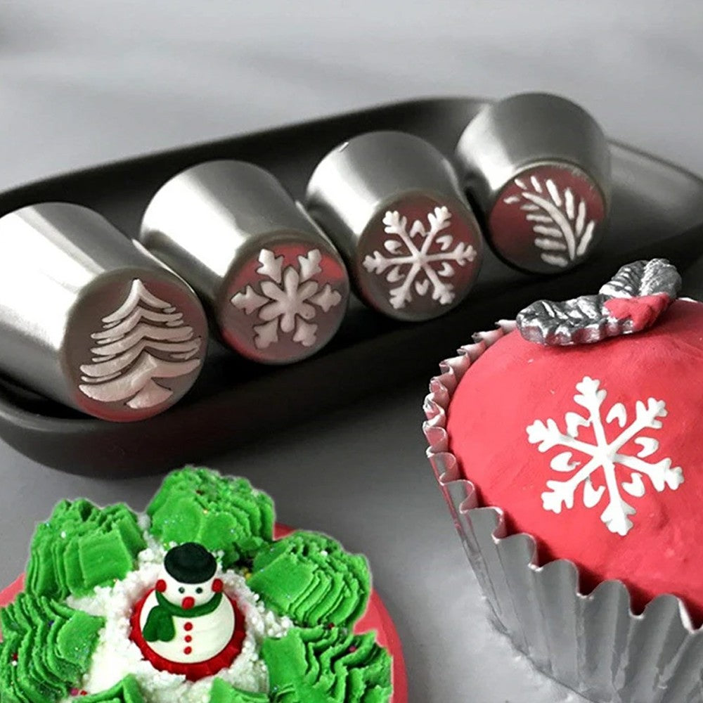 13-Piece Russian Flower Icing Piping Nozzle Tips DIY Cake Baking Decor Tools