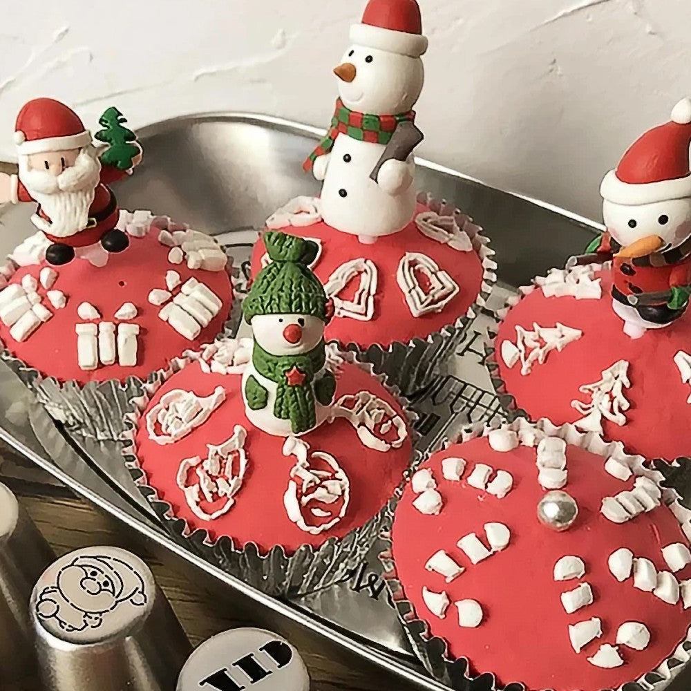 13-Piece Russian Flower Icing Piping Nozzle Tips DIY Cake Baking Decor Tools