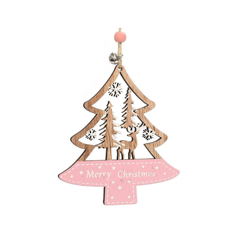 3Pcs Christmas Wooden Hanging Ornament Xmas Tree Pendant Decorations Home Decor