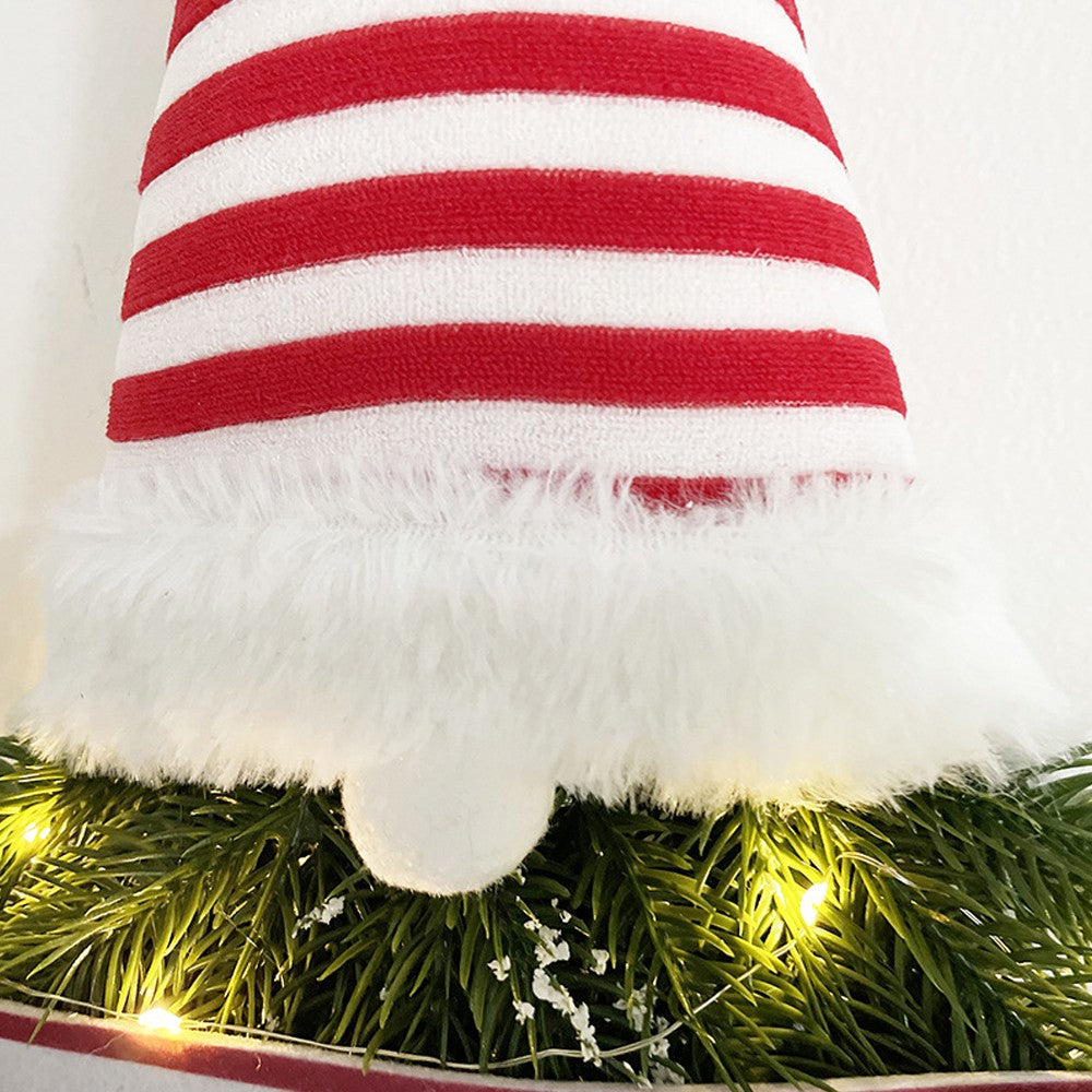 Christmas Dwarf Door Hanging Pendant Glow Gnome Doll Ornaments for Door
