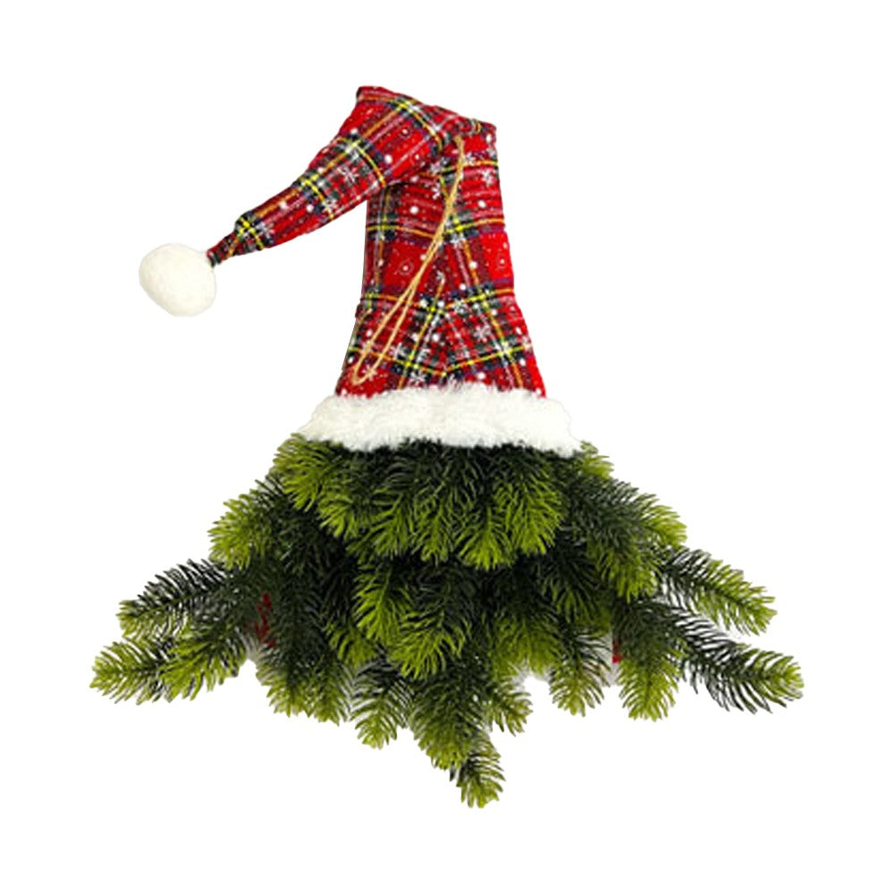 Christmas Wreath Faceless Old Man Elf Door Hanging Pendant